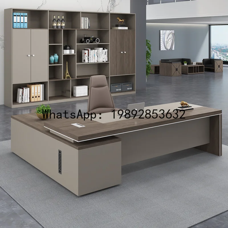 Office Furniture And Desks - โต๊ะทำงานผู้บริหาร H5.15 โต๊ะสำนักงาน เฟอร์นิเจอร์สำนักงาน โต๊ะประธานบริษัท โต๊ะผู้จัดการ