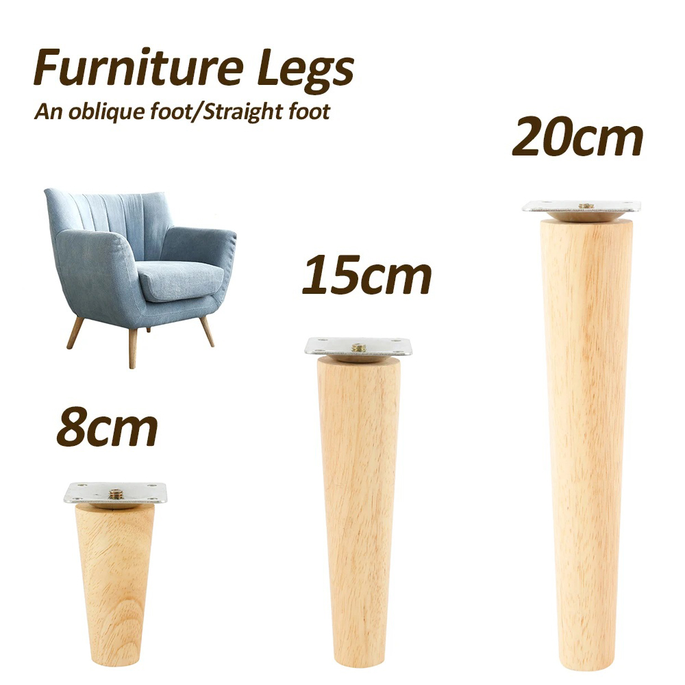 Office Furniture Solutions - 4 ชุดความสูงขาเฟอร์นิเจอร์ไม้ 8/15/20 ซม.ตรงมุมเฟอร์นิเจอร์ฟุต Home Office