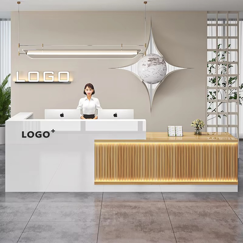 Office Furniture Bali - ความงามแผนกต้อนรับที่ทันสมัยการออกแบบแคชเชียร์โต๊ะต้อนรับสํานักงานที่หรูหราเทศน์ร้านเสริมสวยแผนกต้อนรับ Negocio เฟอร์นิเจอร์เชิงพาณิชย์