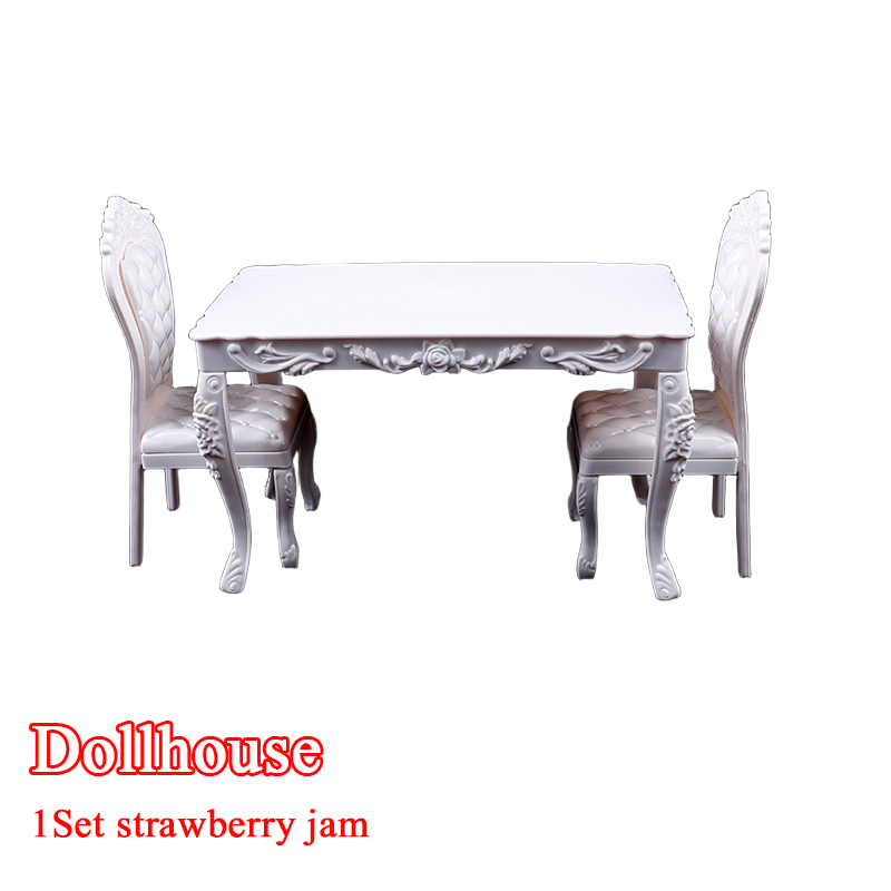 Office Furniture And Desks - บ้านตุ๊กตา 1:6 เฟอร์นิเจอร์ห้องครัว โต๊ะรับประทานอาหาร เก้าอี้ คอมพิวเตอร์