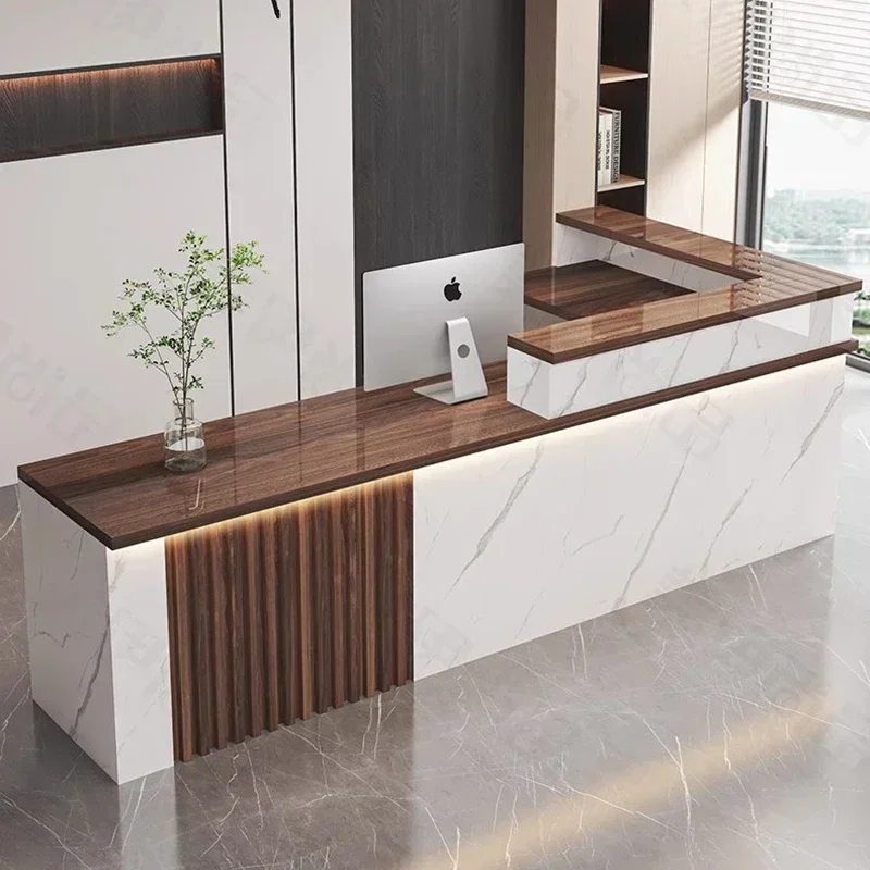 Office Furniture Bali - เคาน์เตอร์ต้อนรับสไตล์อิตาลี การออกแบบที่ปรับแต่งได้อย่างมีเอกลักษณ์ เคาน์เตอร์ต้อนรับทันสมัยเรียบง่าย เฟอร์นิเจอร์เชิงพาณิชย์สไตล์นอร์ดิก