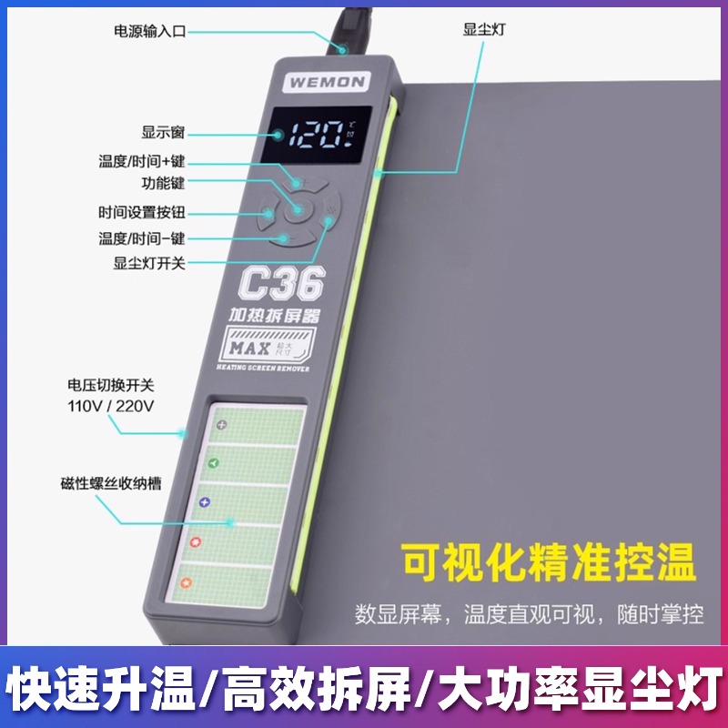 เครื่องแยกหน้าจอแบบดิจิตอล WEM - Partition Screen Divider บทวิจารณ์และราคา