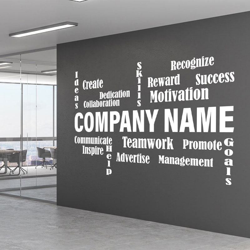 สติ๊กเกอร์ติดผนังไวนิลตกแต่งภา - Office Furniture Names บทวิจารณ์และราคา