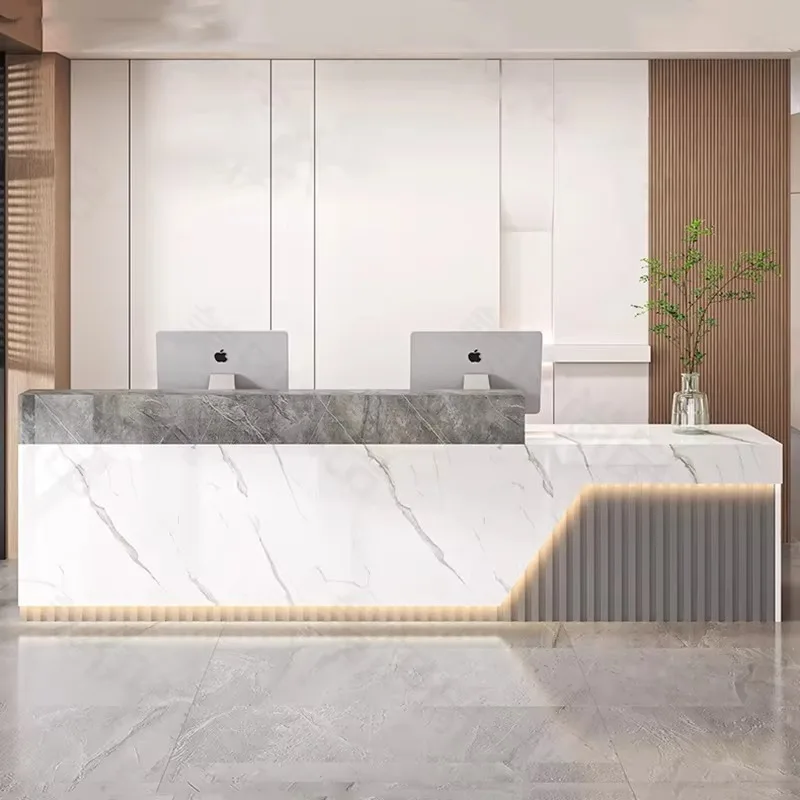 โต๊ะต้อนรับหรูหราทันสมัย ​​สำน - Office Furniture Bali บทวิจารณ์และราคา
