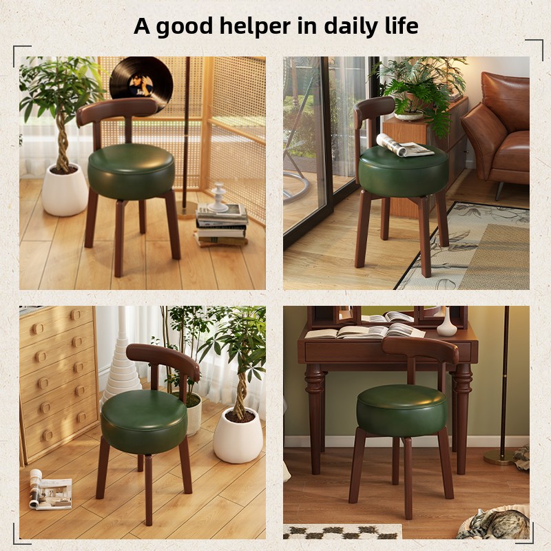 เก้าอี้แต่งตัวไม้เนื้อแข็งแบบห - Office Furniture And Desks บทวิจารณ์และราคา