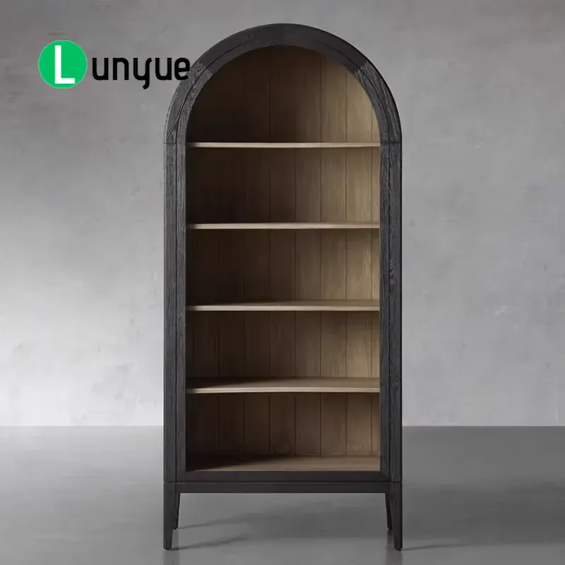 ตู้หนังสือไม้โค้งแบบดั้งเดิม ต - Office Furniture Elements บทวิจารณ์และราคา