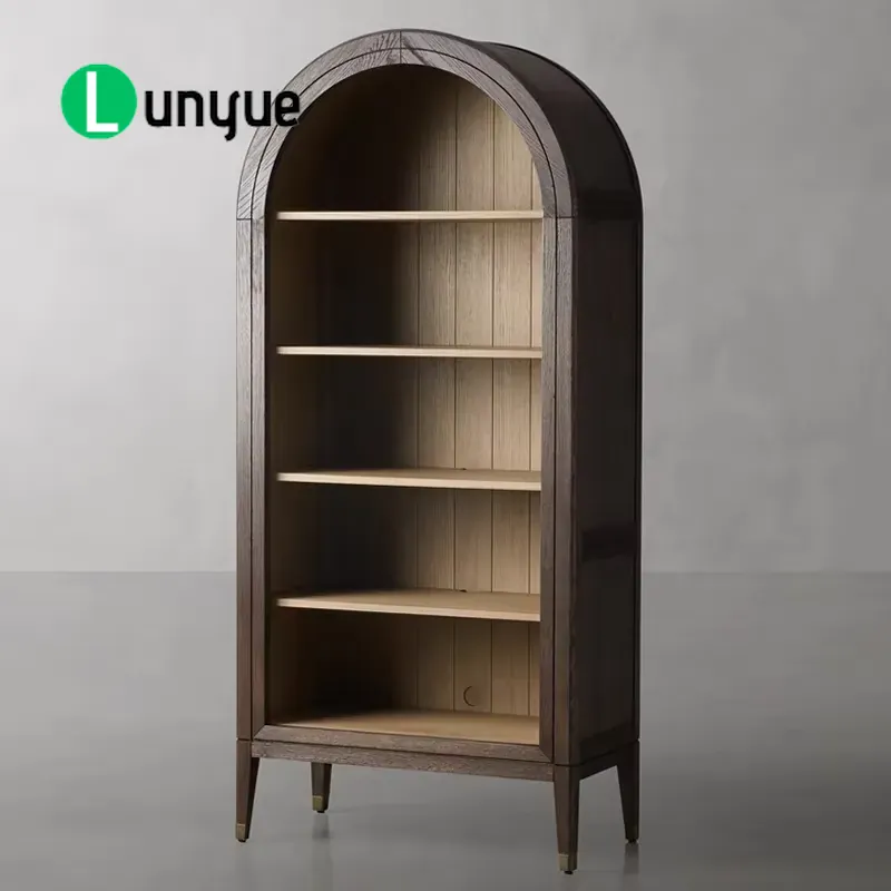 ตู้หนังสือไม้โค้งแบบดั้งเดิม ต - Office Furniture Elements บทวิจารณ์และราคา