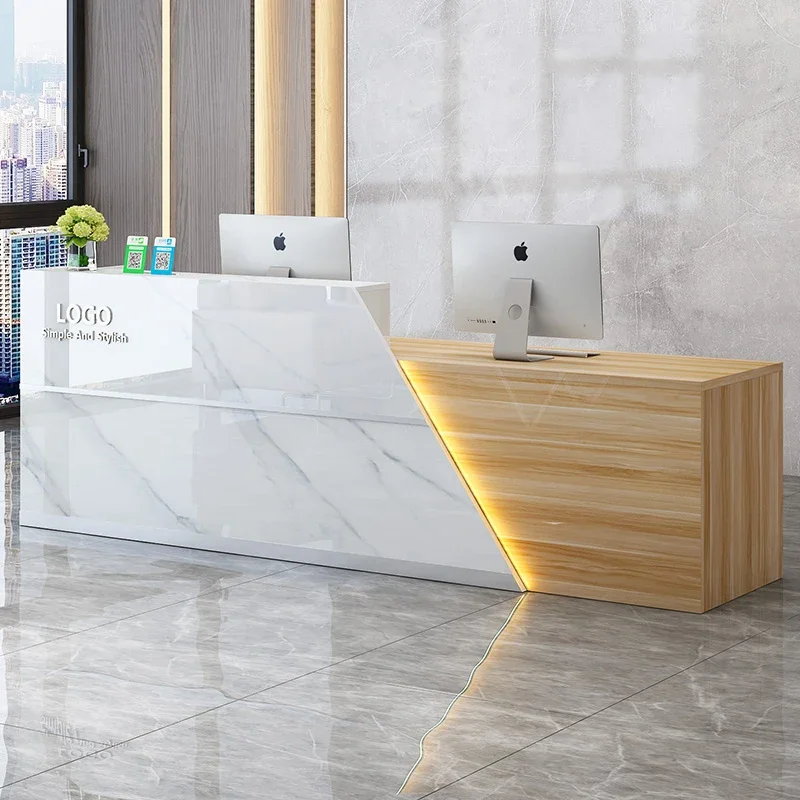 โต๊ะต้อนรับสำนักงานทันสมัย ​​ร - Office Furniture Bali บทวิจารณ์และราคา