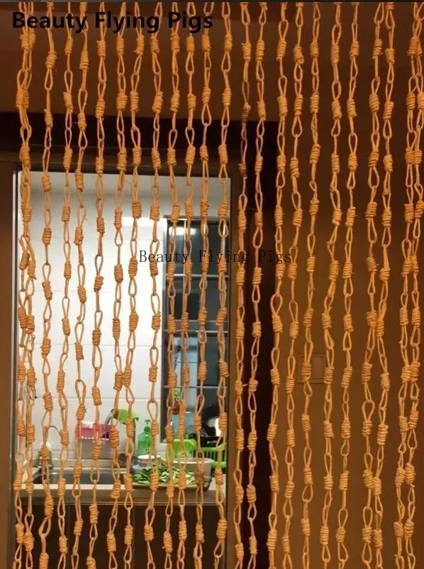 ใบข้าวโพดผ้าม่านประตูฟางถักพาร - Partition Screen Divider บทวิจารณ์และราคา